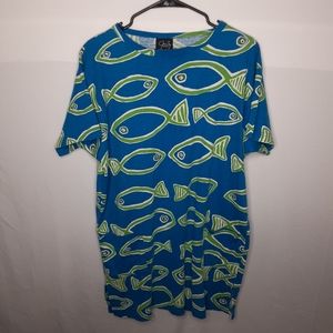 Jim Bay aop original size small color blue